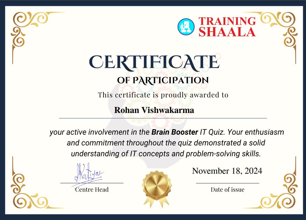 Rohan Vishwakarma | Full Stack Developer